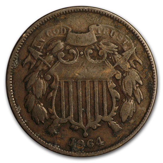 1864 Two Cent Piece VG 1864 Two Cent Piece VG